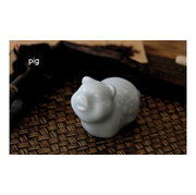 ZD012  Porcelain pig of the 12 animals of the Chinese zodiac